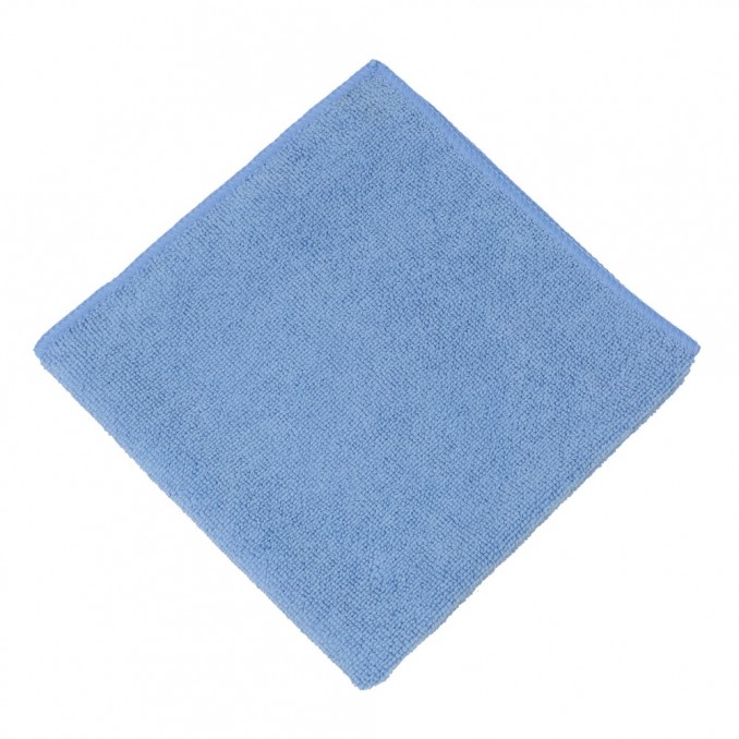 16"x 16" Bulk Multi-Purpose Microfiber Cloth - Blue